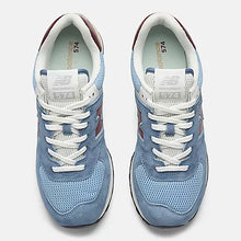 Charger l&#39;image dans la galerie, New balance 574 bleu/bordeaux
