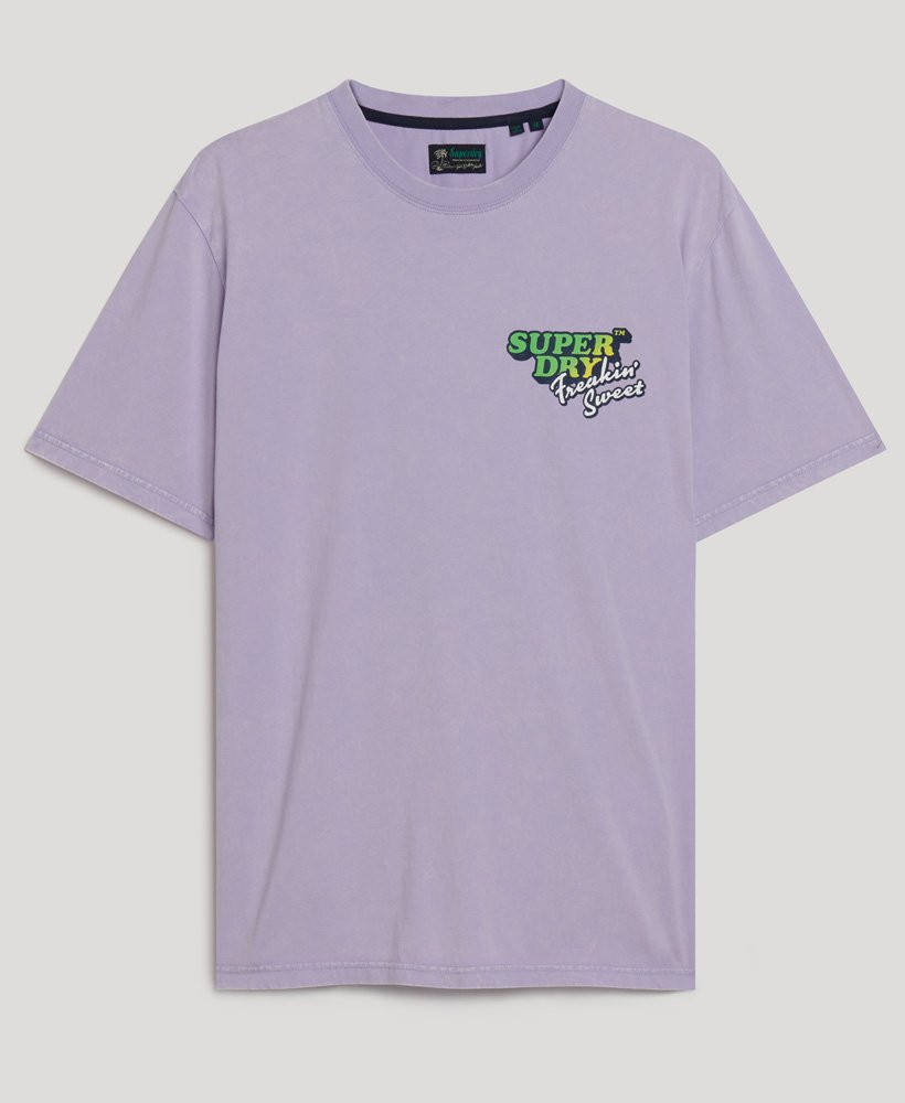 T-shirt Superdry Travel lila