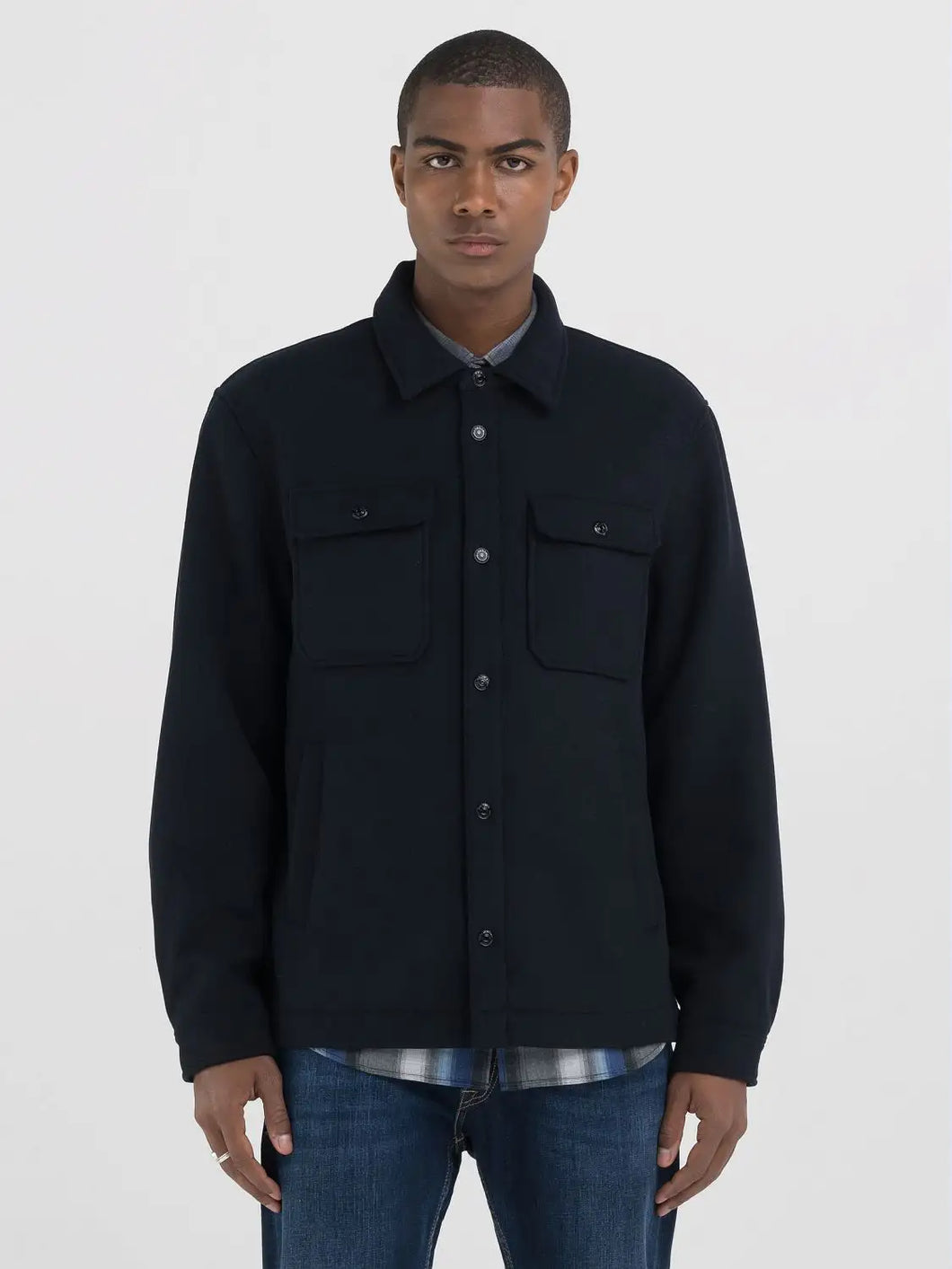 Veste chemise Replay navy