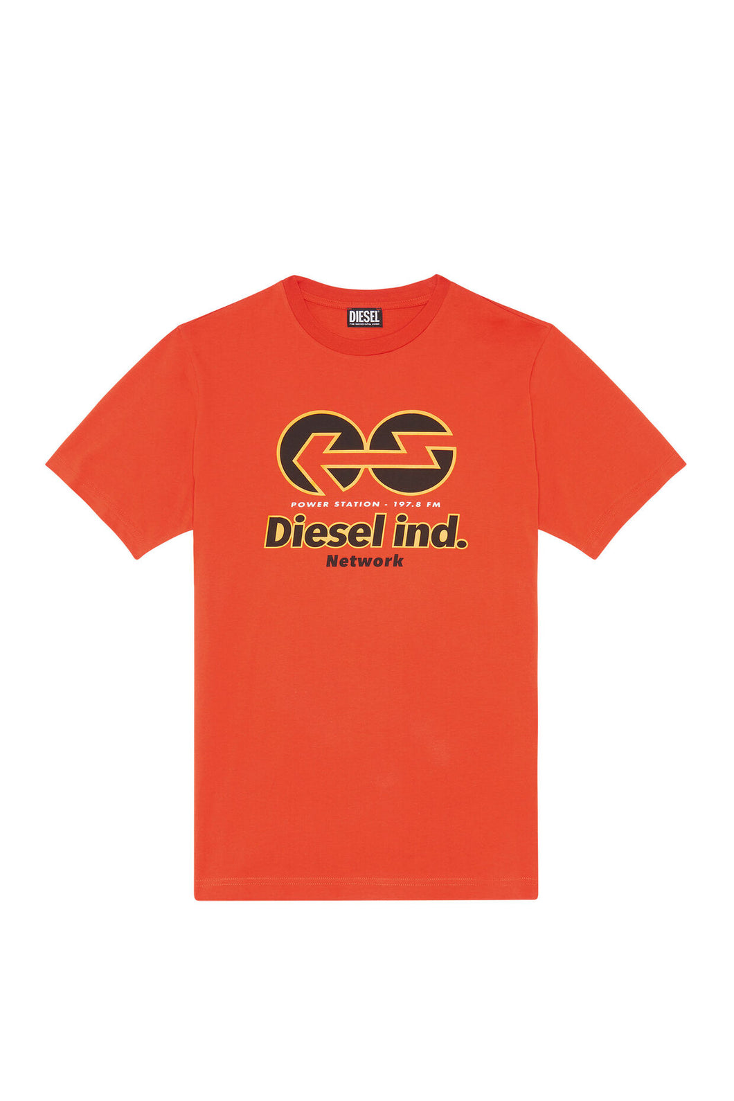 T-shirt Diesel Network orange