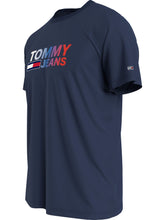 Charger l&#39;image dans la galerie, T-shirt Tommy Corp Navy multi
