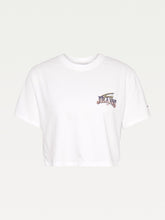 Load image into Gallery viewer, T-shirt Tommy Super crop White
