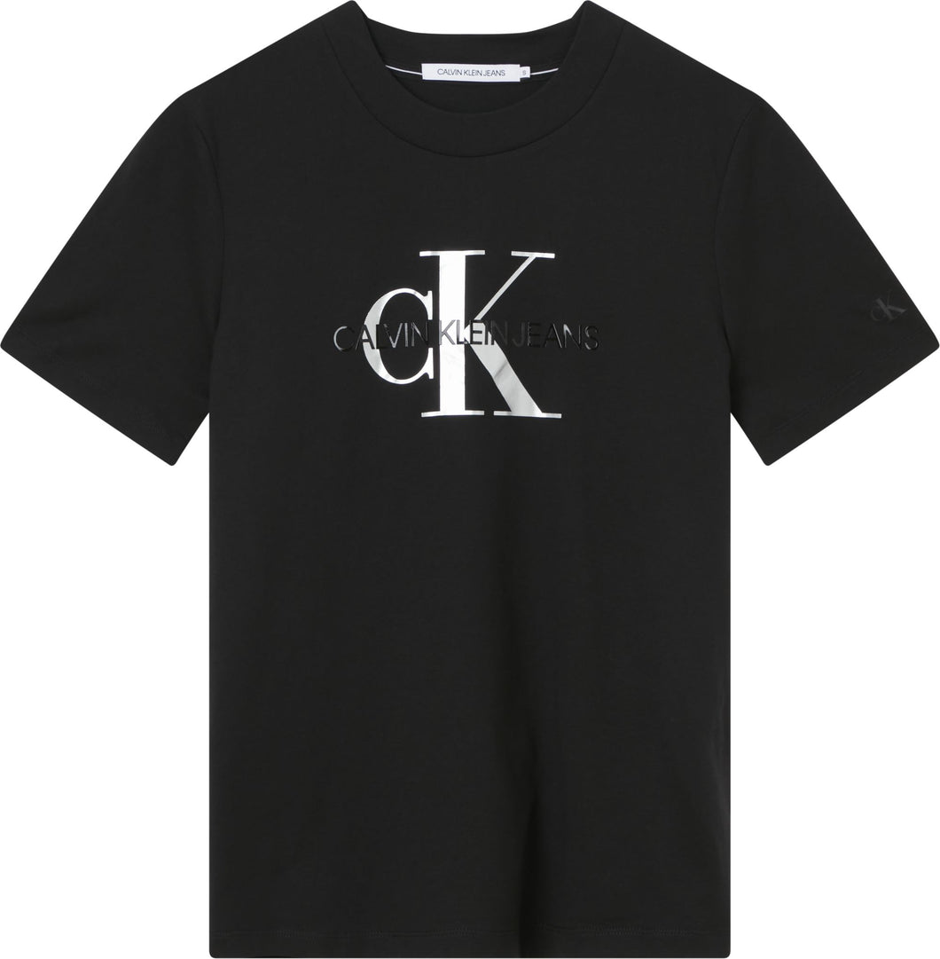 T-shirt Calvin glossy black
