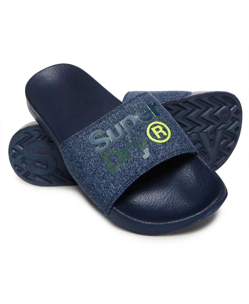 Claquettes Superdry Navy lime