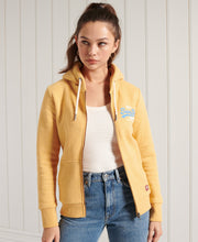 Load image into Gallery viewer, Gilet-Sweat Superdry Duo ocre
