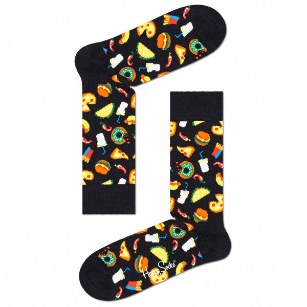 Happy Socks Junk Food Noir