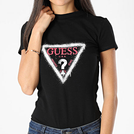 T-shirt Guess Callista Noir