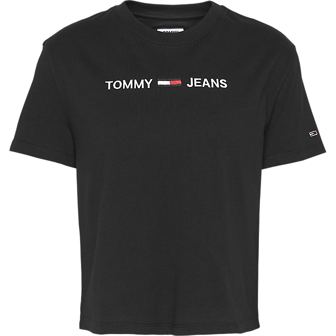 T-shirt Tommy Linear Noir