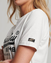 Load image into Gallery viewer, T-shirt Superdry signature white

