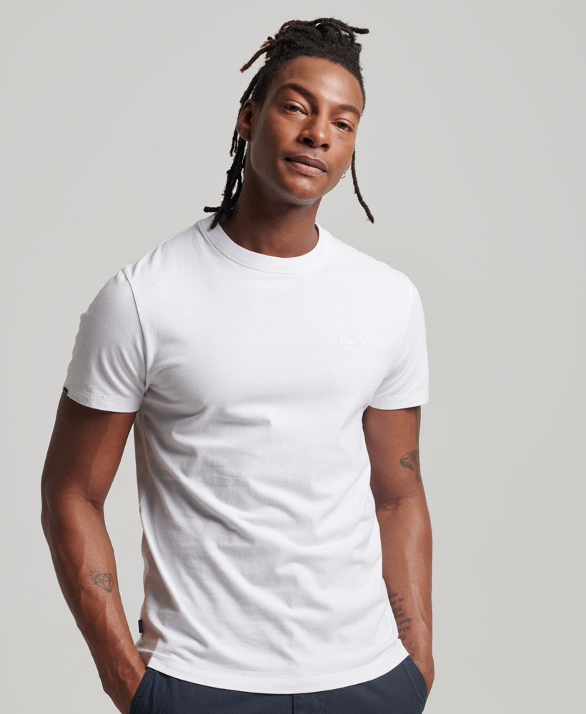 T-shirt Superdry basic blanc